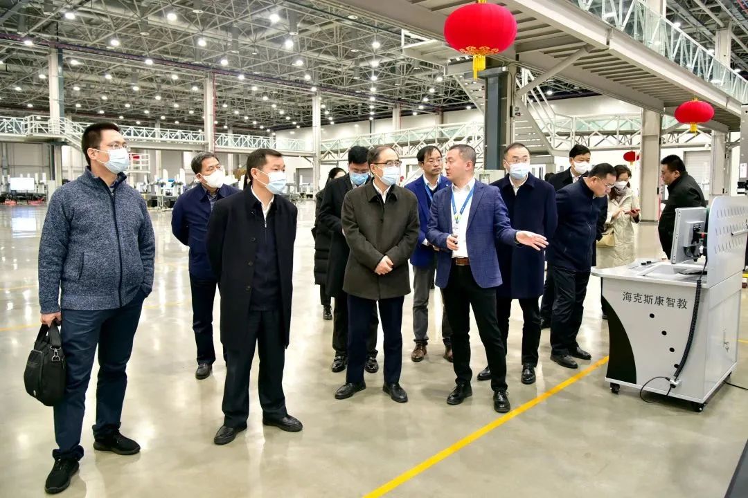國家統計局副局長藺濤蒞臨?？怂箍抵腔郛a業園調研(圖1)