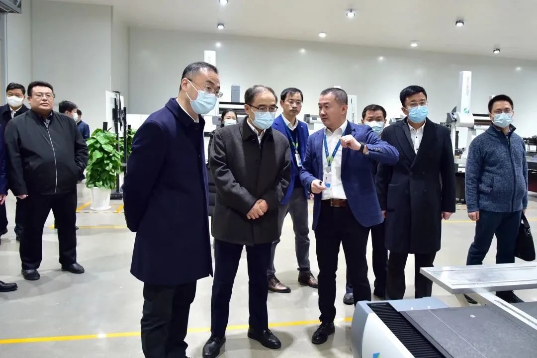 國家統計局副局長藺濤蒞臨?？怂箍抵腔郛a業園調研(圖2)
